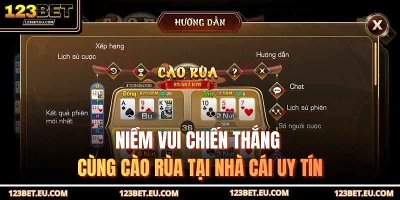 Niềm vui chiến thắng cùng cào rùa tại nhà cái uy tín